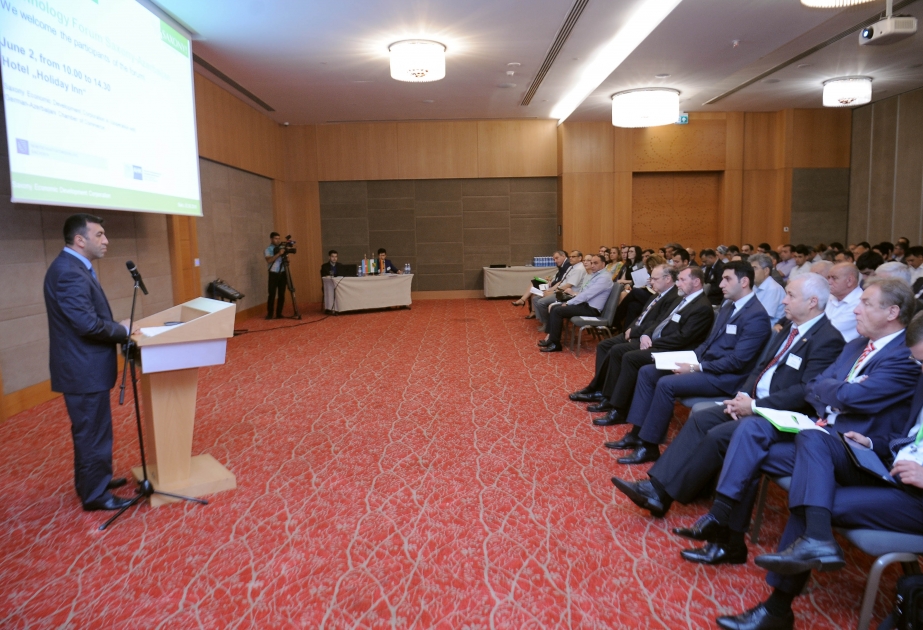 "Innovative technologies for the improvement of industry" forum kicks off in Baku