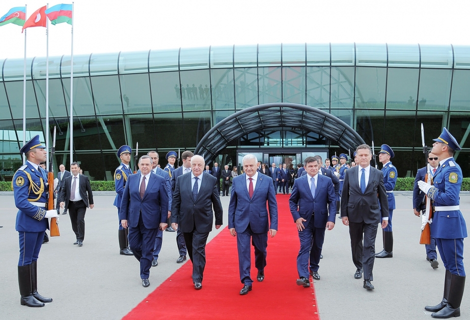 Le Premier ministre turc Binali Yildirim termine sa visite officielle en Azerbaïdjan