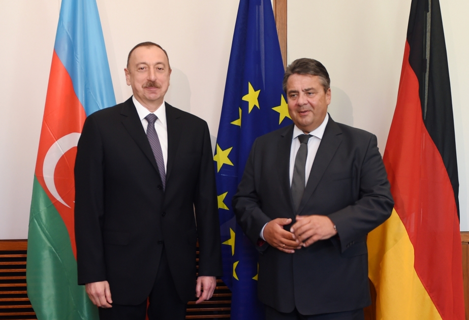 Berlin : rencontre du président Ilham Aliyev avec le vice-chancelier allemand VIDEO