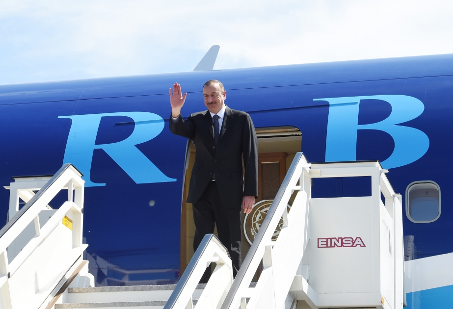 Arbeitsbesuch von Präsident Ilham Aliyev in Berlin zu Ende gegangen VIDEO