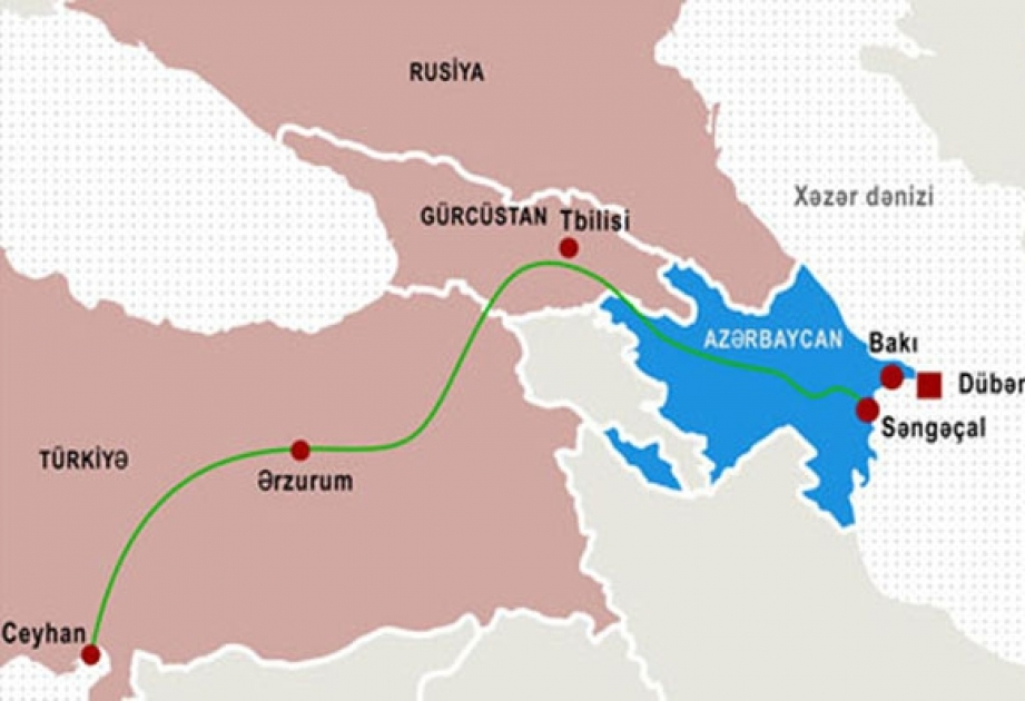 نقل 2.6 مليون طن من البترول الأذربيجاني عبر خط أنابيب ب ت ج خلال شهر مايو