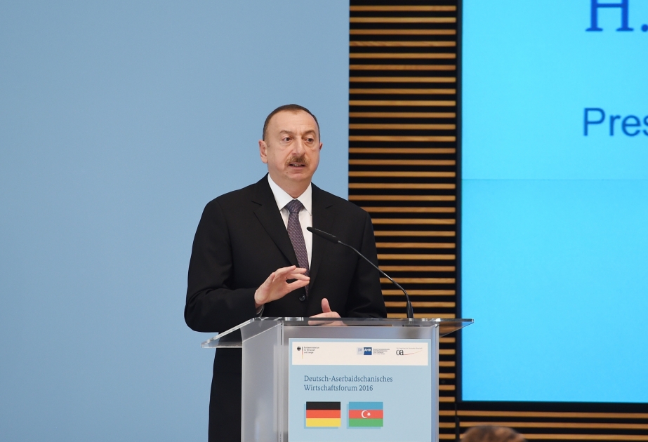 В Берлине состоялся Азербайджано-германский экономический форум ВИДЕО