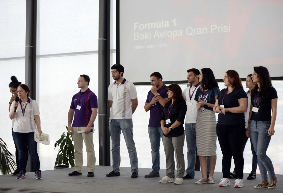 “Formula-1” Avropa Qran-prisinin könüllüləri üçün məkan üzrə təlim təşkil olunub VİDEO