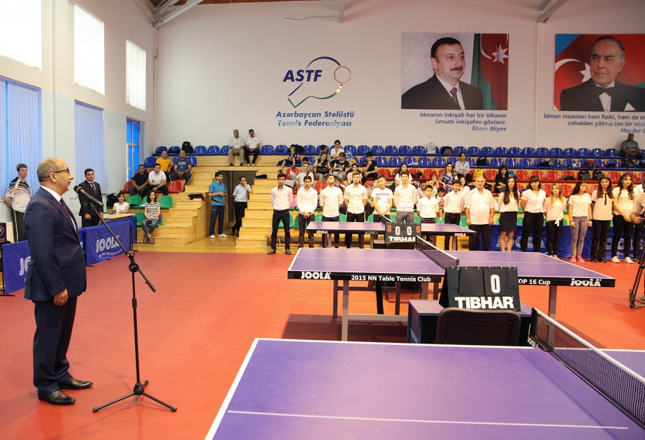 Yeniyetmələr arasında stolüstü tennis üzrə respublika birinciliyinə start verilib