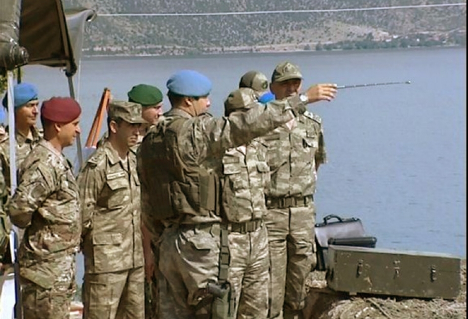 Türkiyədə Azərbaycan Silahlı Qüvvələrinin hərbi qulluqçularının iştirakı ilə növbəti təlim keçirilib