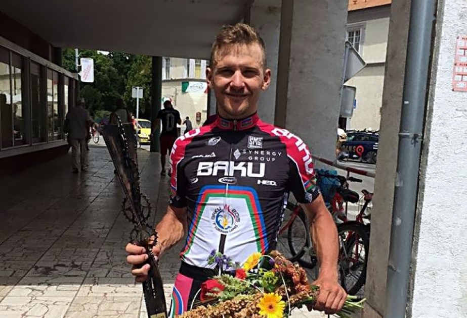 Azerbaijani cyclist ranks 3rd in Slovakia
