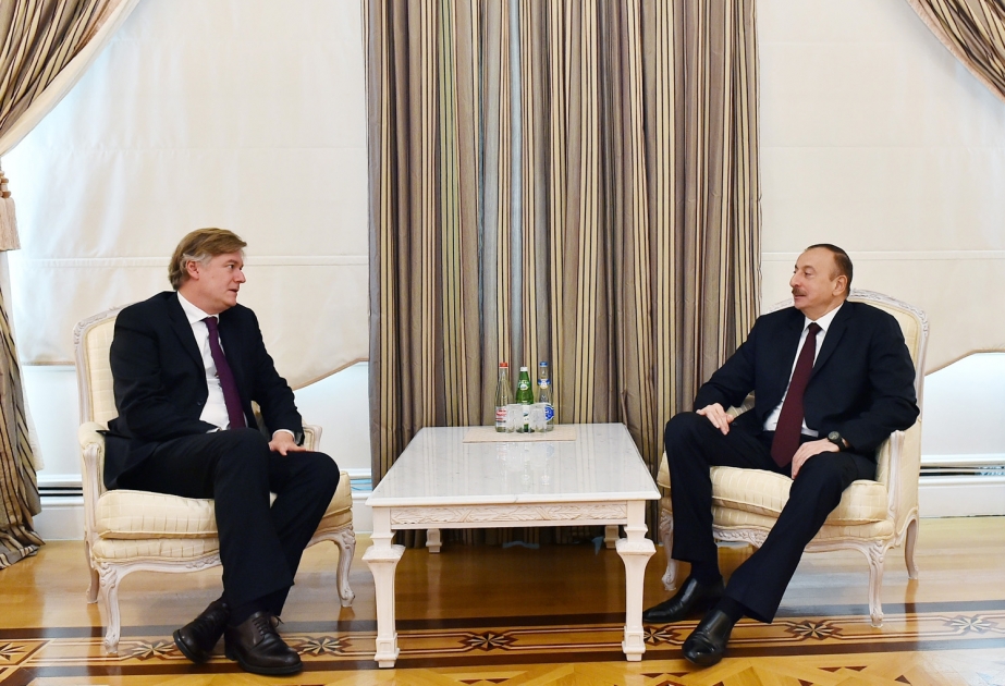 阿塞拜疆总统伊利哈姆•阿利耶夫接见欧洲人民党