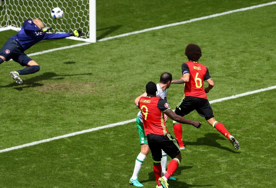 بلجيكا يتغلب على ايرلندا بثلاثة نظيفة