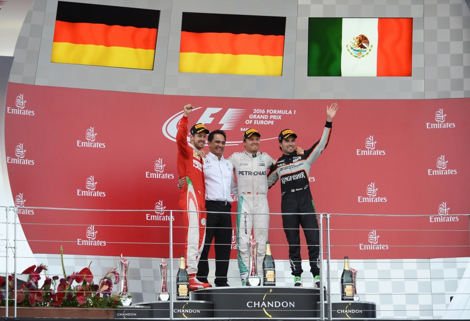 WM-Spitzenreiter Nico Rosberg gewinnt Formel-1-Premiere in Baku