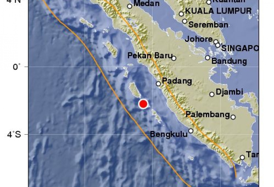 印度尼西亚海岸发生5.1级地震