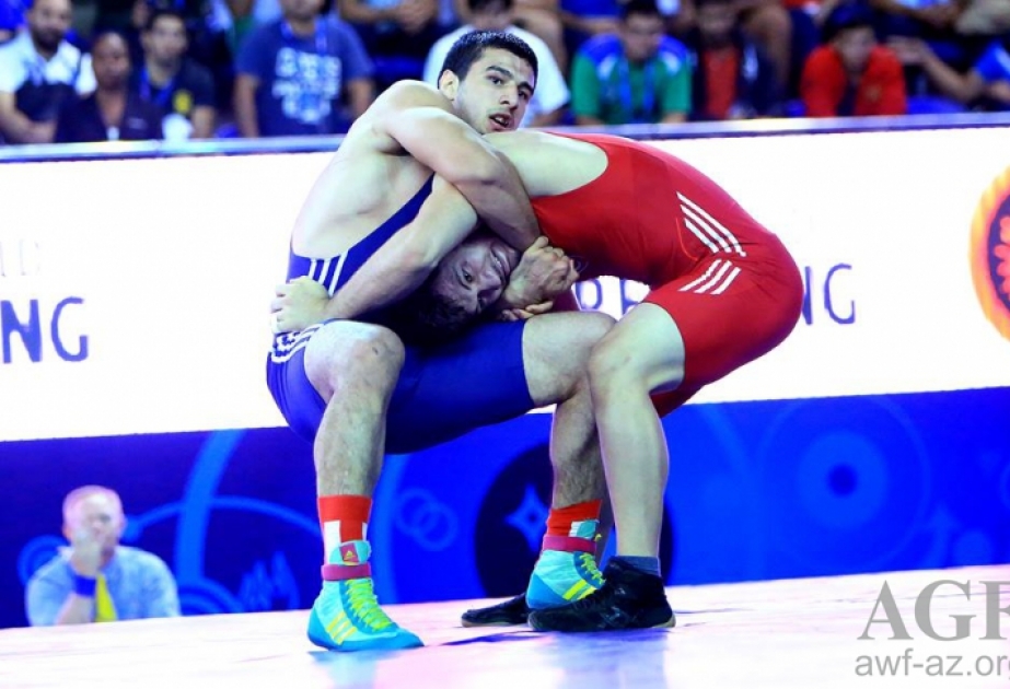Gənc güləşçilərimiz Avropa çempionatının ilk günündə bir qızıl və bir gümüş medal qazanıblar