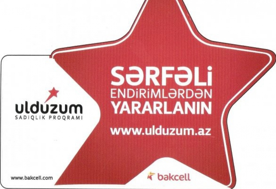 “Ulduzum” endirimləri indi Türkiyədə!