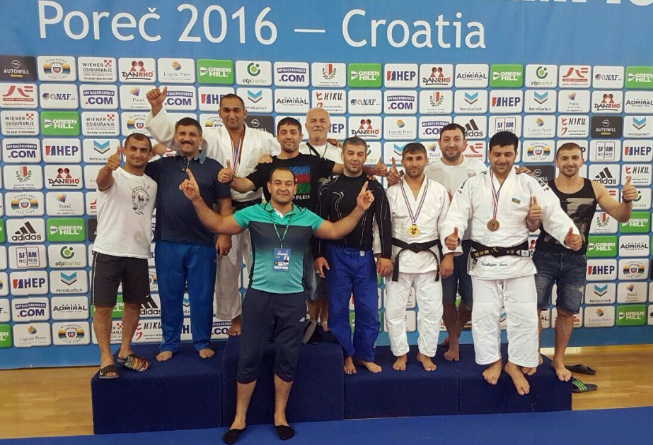 Azerbaijani veteran judo fighters rank 3rd in overall medal table of European Championships