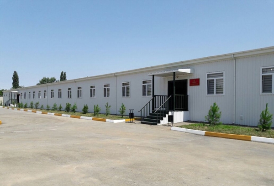 Cəbhəboyu zonada yerləşən daha bir yeni hərbi hissə istifadəyə verilib