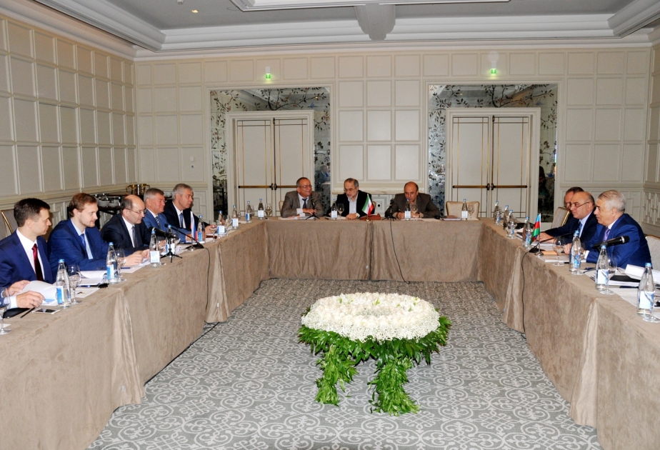 Azerbaijani, Iranian, Russian railway workers meet in Baku