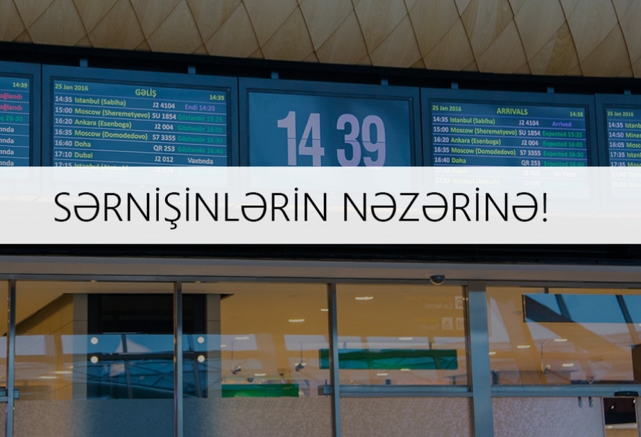 Important information for AZAL passengers departing from Baku
