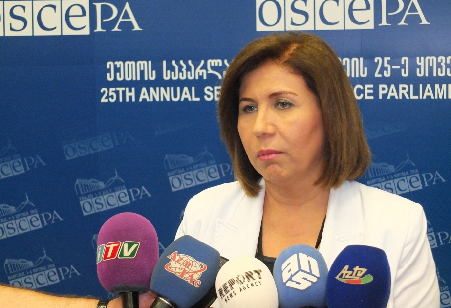巴哈尔•穆拉多娃表示：我国议员当选为欧安组织议会大会副主席是阿塞拜疆外交政策的又一个成就