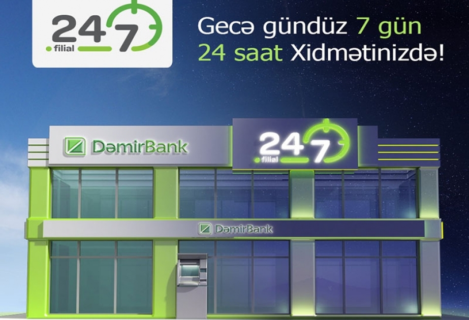 “DəmirBank”ın “Mərkəz” filialından fasiləsiz valyuta mübadiləsi