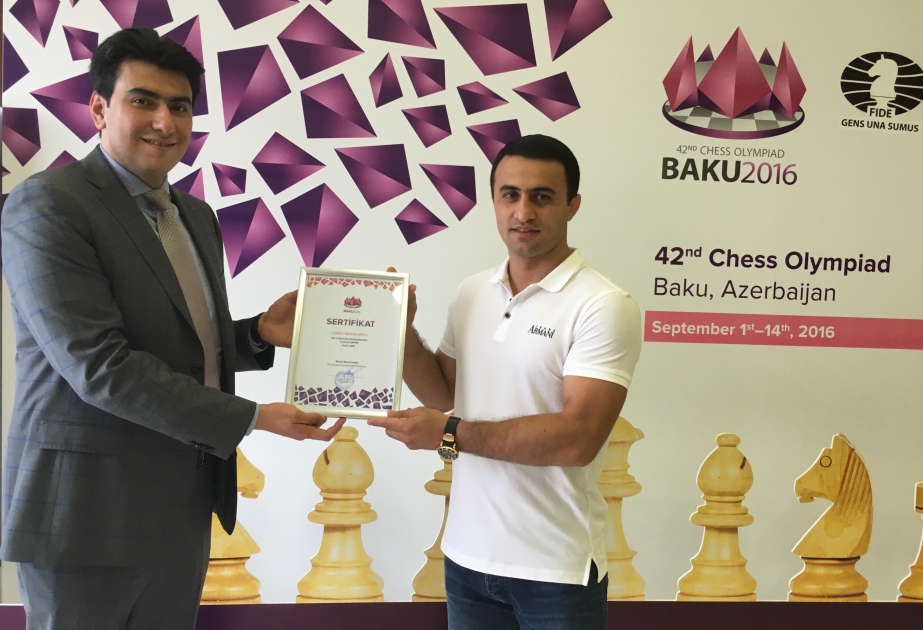 Farid Mansurov becomes celebrity ambassador of World Chess Olympiad
