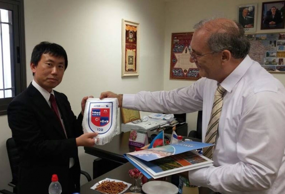 Первый секретарь Посольства Японии в Азербайджане посетил Координационный центр горских евреев Азербайджана в Акко