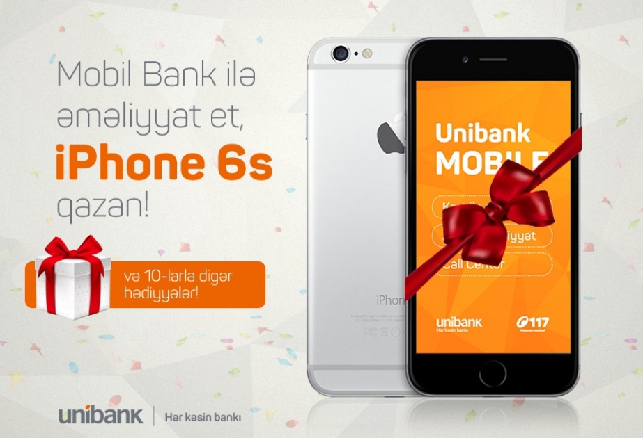 “Unibank”ın mobil istifadəçilərinin hədiyyə qazanmaq imkanı var