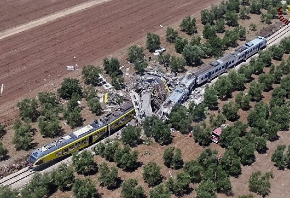 20 dead, dozens injured as trains collide head-on near Bari, Italy