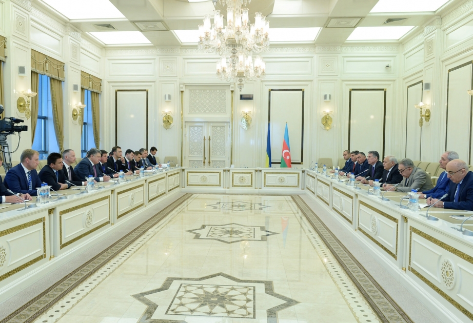 President of Ukraine visits National Parliament of Azerbaijan