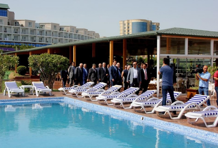 Model layihə əsasında istifadəyə verilən çimərliyin açılışı olub