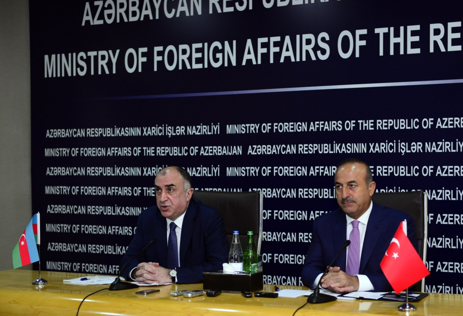 Azerbaijani, Turkish FMs discuss settlement of Nagorno-Karabakh conflict