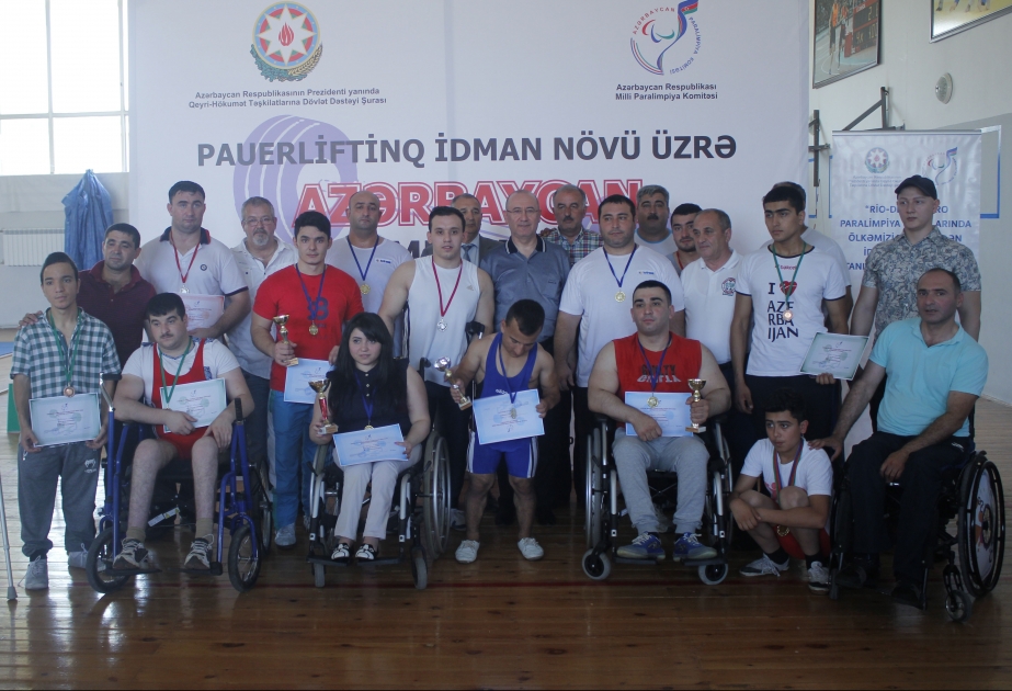 Определились победители IV Чемпионата Азербайджана по пауэрлифтингу среди паралимпийцев