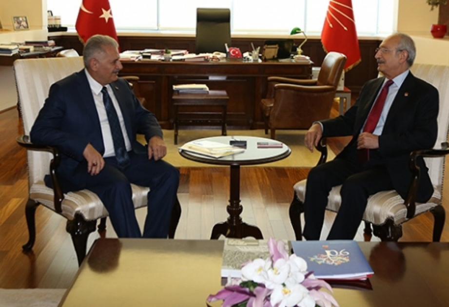 PM Yıldırım meets with leaders of Turkey`s main political parties