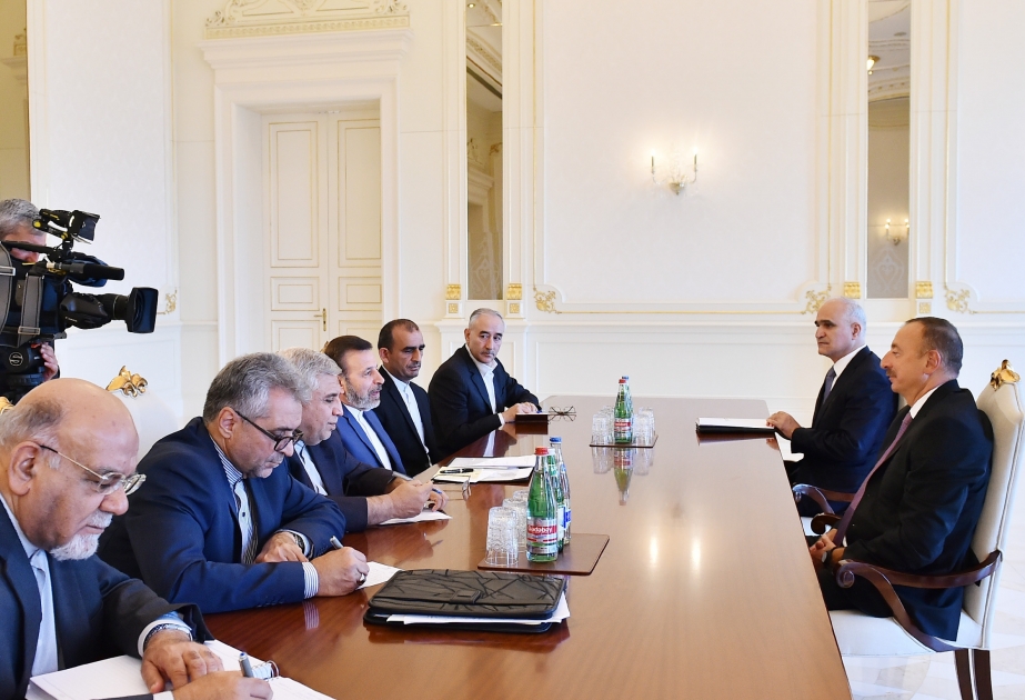 Le président Ilham Aliyev a reçu Mahmoud Vaezi, ministre iranien des Communications et des Technologies de l’information VIDEO