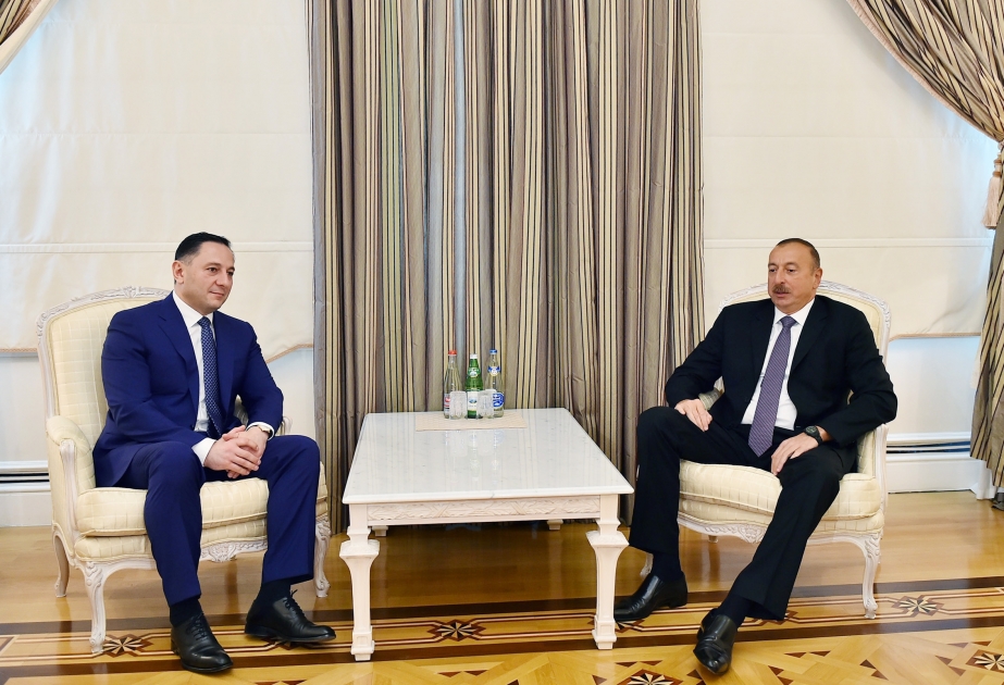 President Ilham Aliyev received head of Georgian State Security Service VIDEO