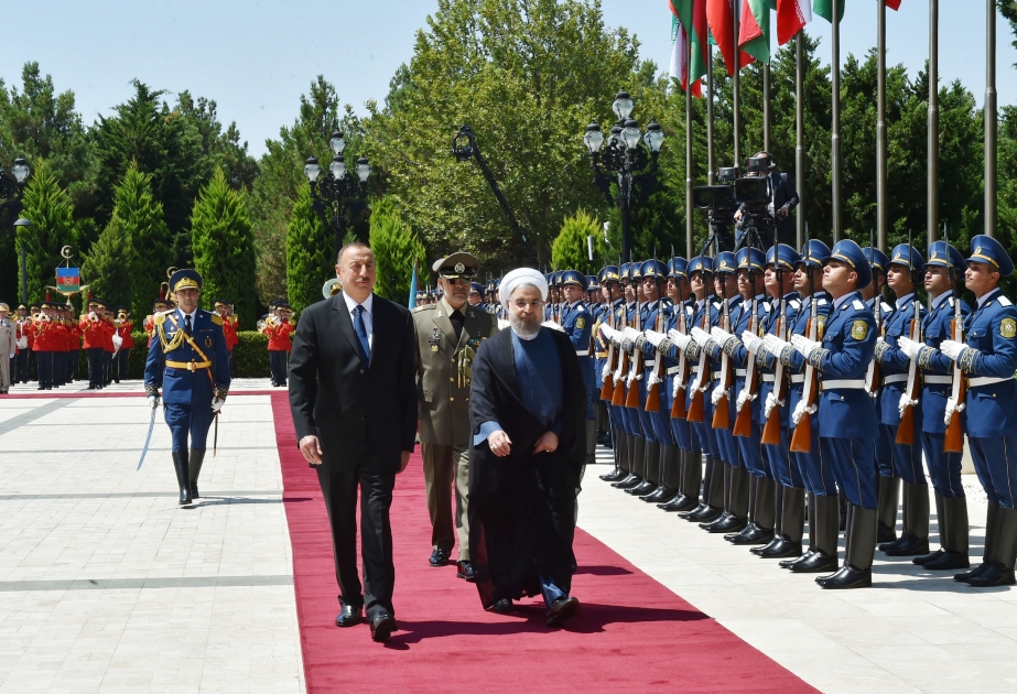 Offizieller Empfang von Irans Präsident Hassan Rohani VIDEO