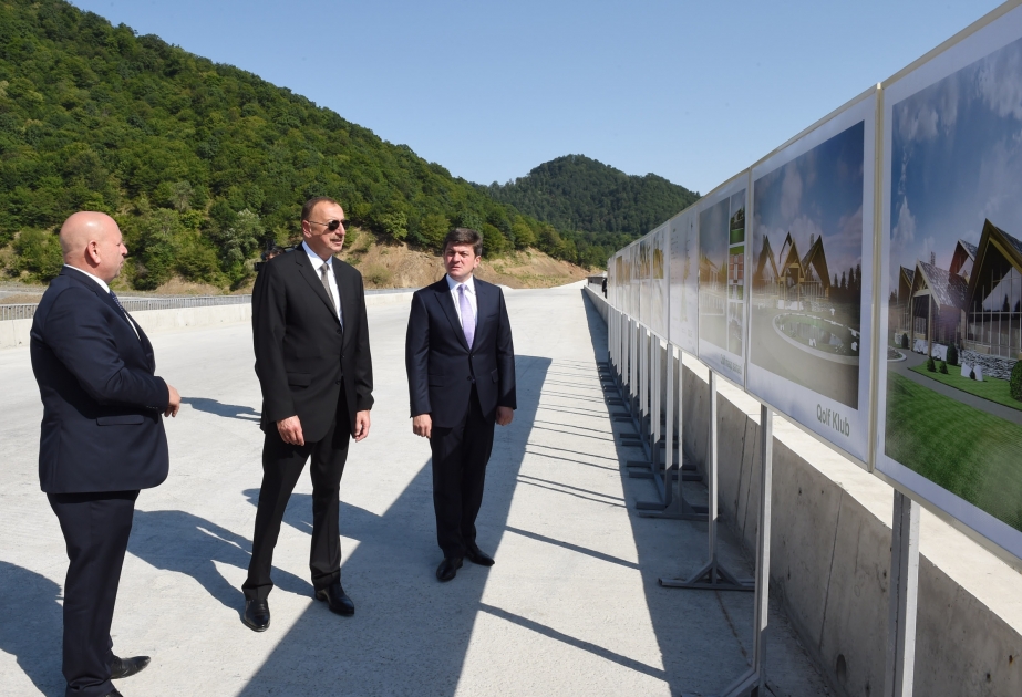 In Gabala werden großangelegte Tourismus-, Sport-und Infrastrukturprojekte verwirklicht VIDEO