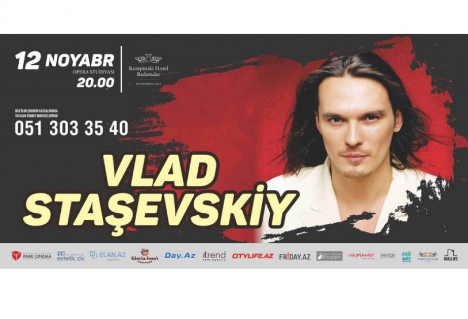 Əfsanəvi müğənni Vlad Staşevski Bakıda konsert verəcək
