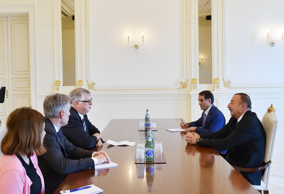 Le président Ilham Aliyev a reçu le représentant spécial de l’Union européenne pour le Caucase du Sud VIDEO