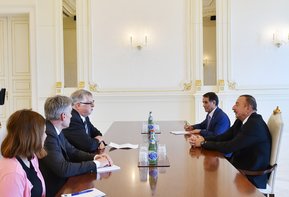 阿塞拜疆总统接见欧盟驻南高加索特别代表