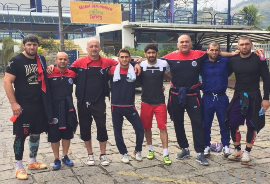 Sərbəst güləşçilərimiz Olimpiada öncəsi son təlim-məşq prosesində iştirak edirlər