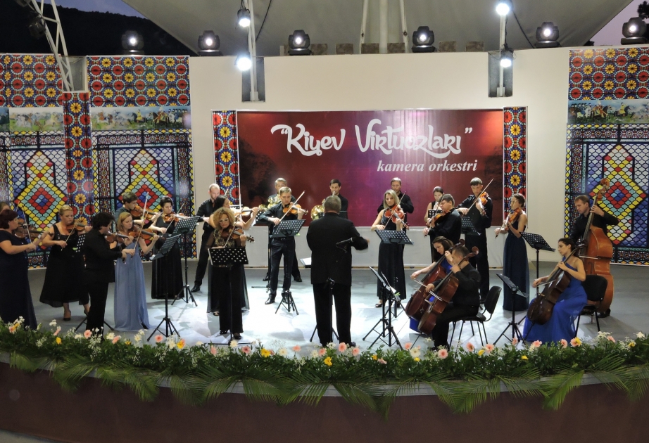 "Kiev Virtuosi" chamber orchestra gives concert in Shaki