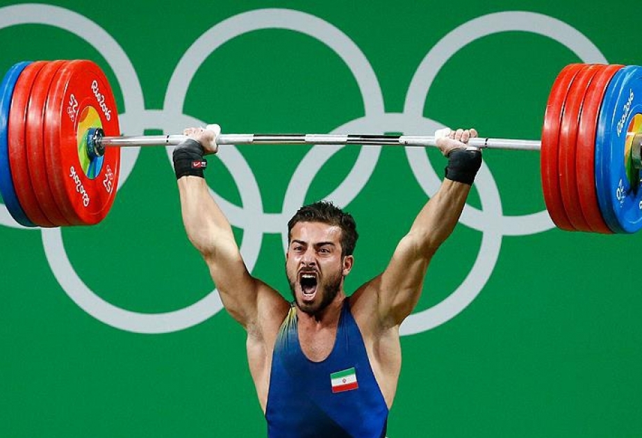 İranlı ağır atlet dünya rekordunu yeniləməklə “Rio-2016”nın qızıl medalını qazanıb