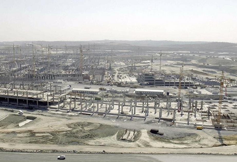 İstanbulda inşa olunan yeni hava limanında işlərin otuz faizi yekunlaşıb