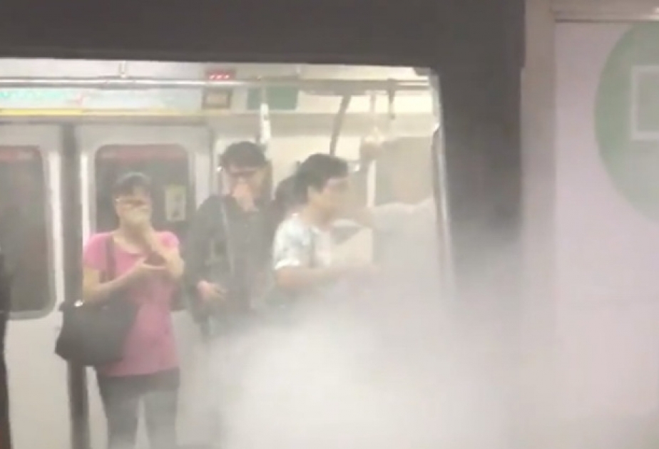 В центре Сингапура на станции метро произошло задымление