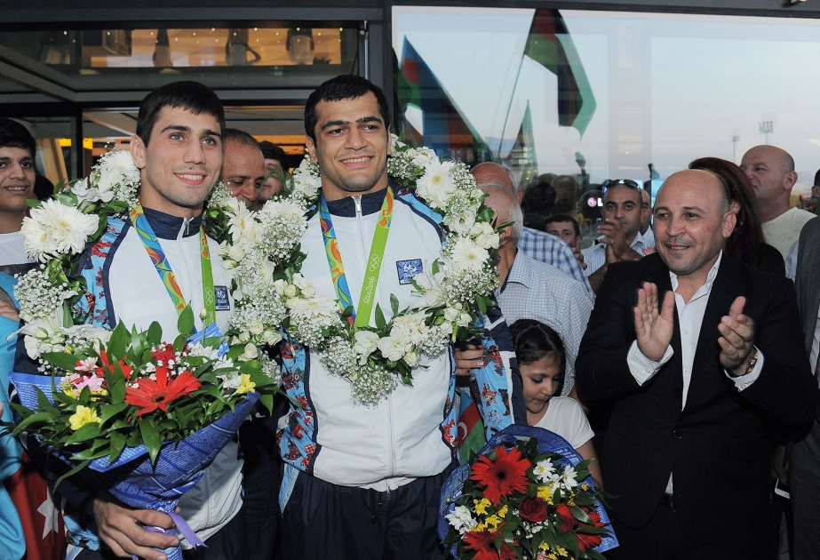 Azerbaijani judo fighters return from Rio