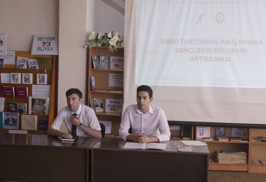 “Kənd turizminin inkişafında gənclərin rolunun artırılması” adlı layihə həyata keçirilib