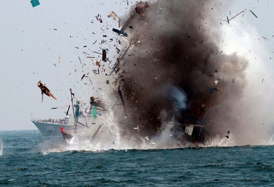 İndoneziyada qeyri-qanuni ovla məşğul olan 60-dan çox xarici gəmi batırılıb