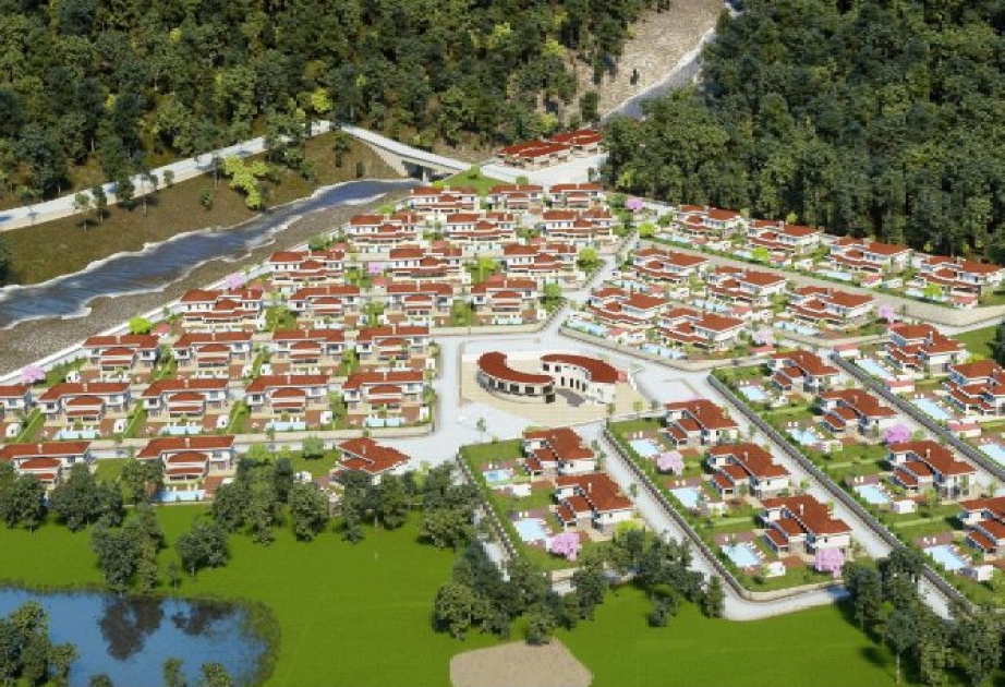 Bau von "Gabala Golf-Villen" im zügigen Tempo forgesetzt VIDEO