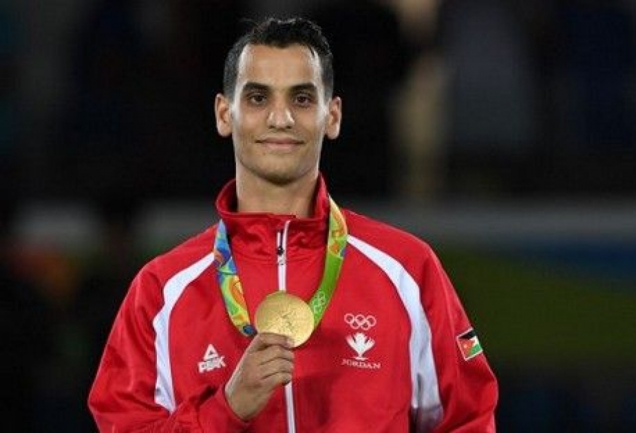 Taekwondo fighter Ahmad Abughaush wins Jordan’s first ever Olympic gold