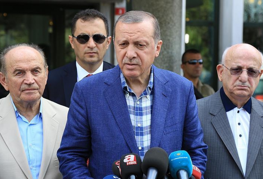 Türkiyə Prezidenti: Xalqımız terrorçuluğa qarşı birlikdə mübarizə aparmalıdır