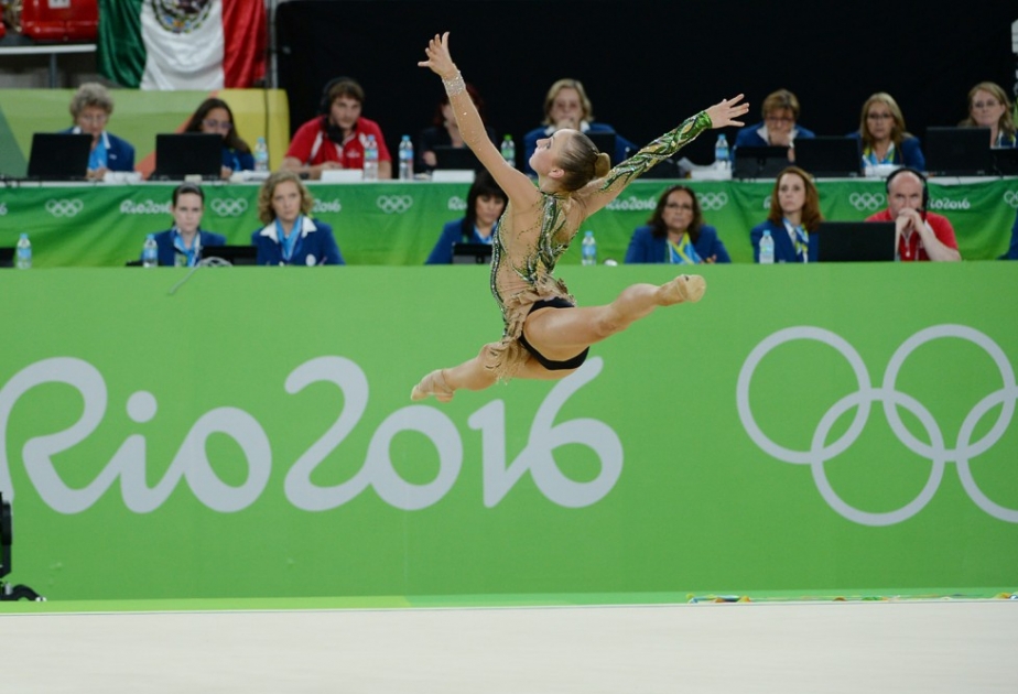 玛丽娜·杜伦达参加里约奥运会艺术体操个人全能决赛